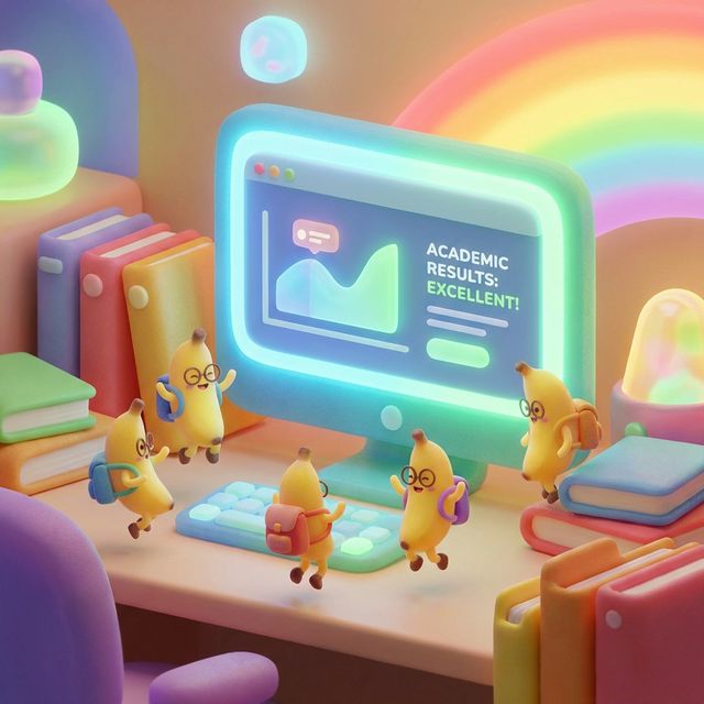 Estudiantes emocionados frente a computadora viendo resultados de becas IFARHU